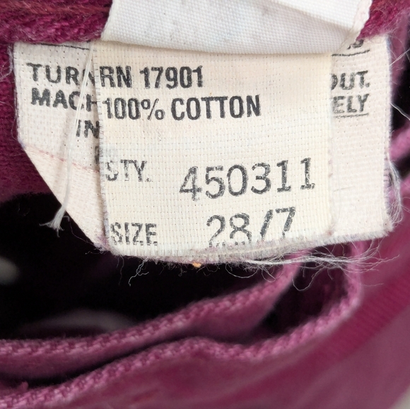 Vintage Rocky Mountain Burgundy Jeans - Picture 8 of 14